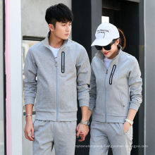 Men′s Women′s Sport Running 2-Piece Tracksuit with Sweatshirt Sweatpant for Men Women